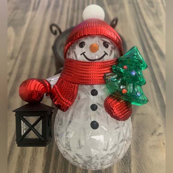 Bath & Body Works Snowman Projector Lantern Christmas Wallflower - Picture 1 of 6